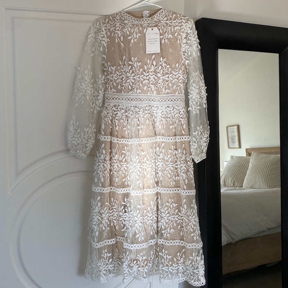 Ivy City Co Sicily Champagne Lining Dress